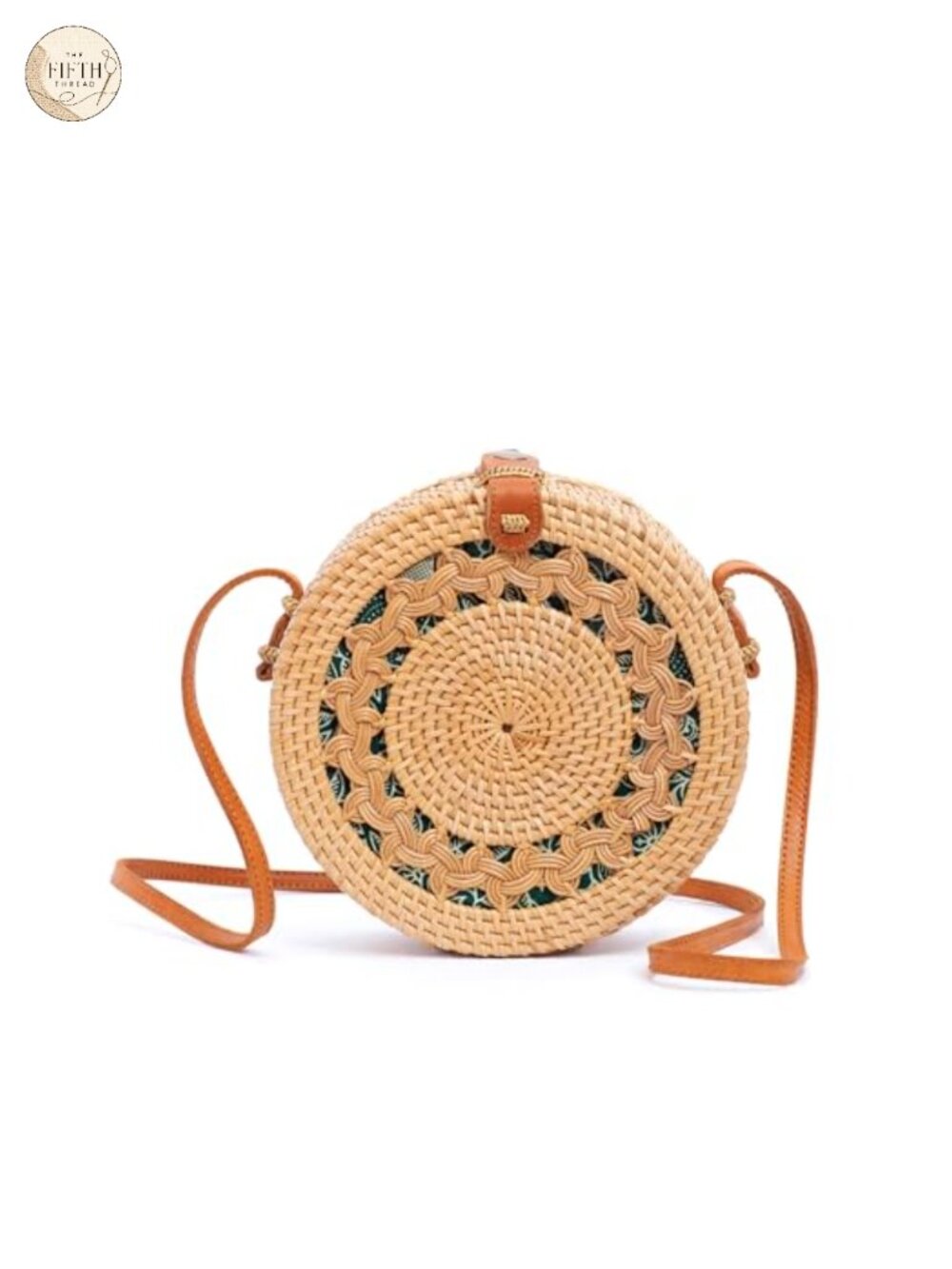 Handmade Rattan Wicker Straw Crossbody Bag Woven Purse
